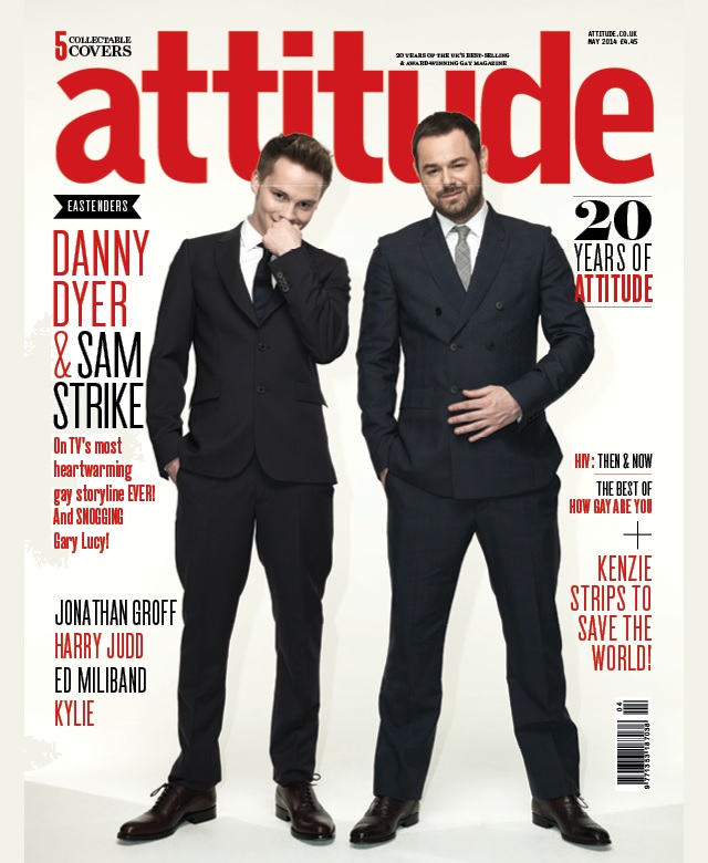 Sam Strike and Danny Dyer on 20th anniversary special issue of attitude