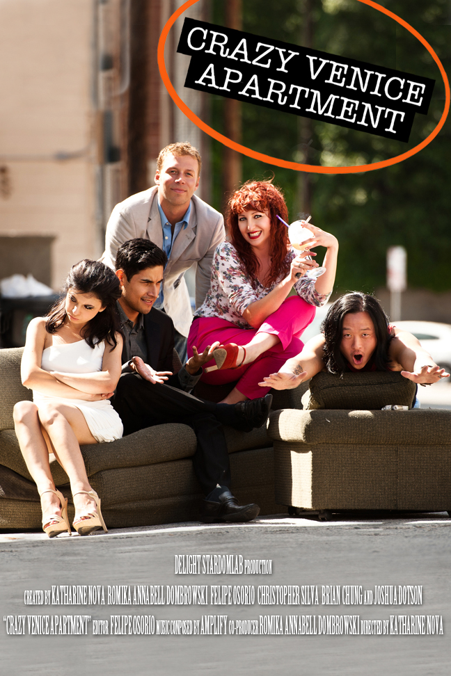 Katharine Nova, Christopher Silva, Felipe Osorio. Annabell Osorio and Brian Chang in Crazy Venice Apartment