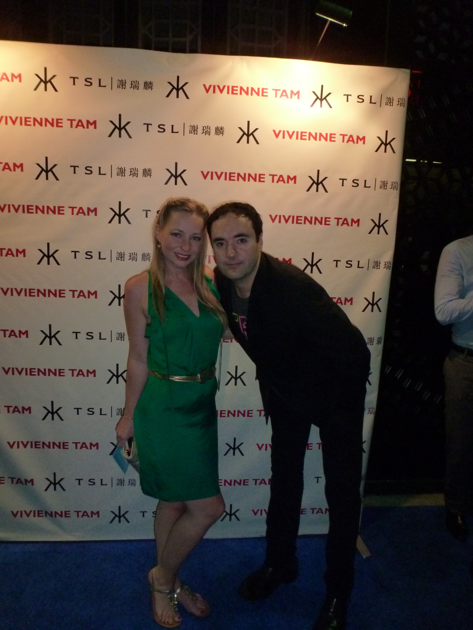 Dawn Church and Michael James at the Vivienne Tam NY Fashion Week Afterparty