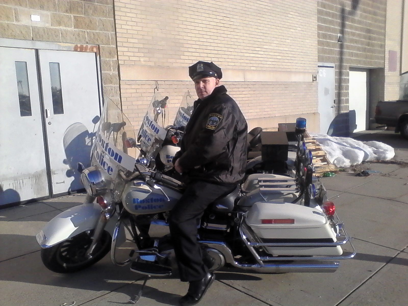 On-set of Broad Squad w/ Boston Police Motorcycle 2015