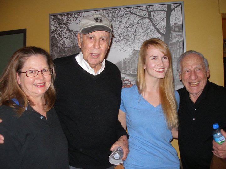 After performing for Mel Brooks and Carl Reiner in 