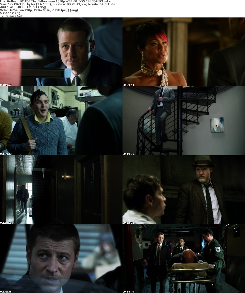 Gotham S.1 E.3 The Balloonman