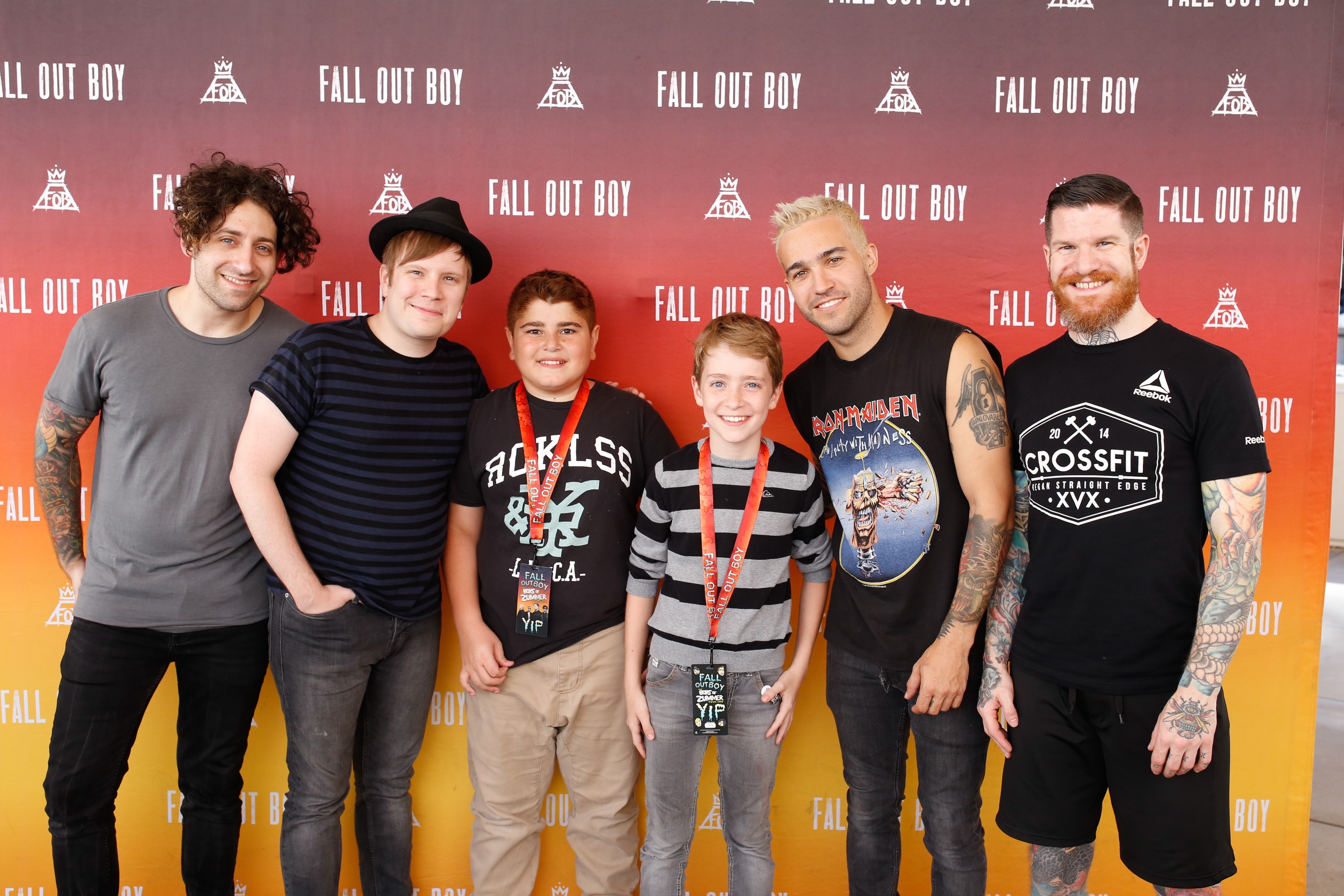 Fall Out Boy backstage Connor Kalopsis