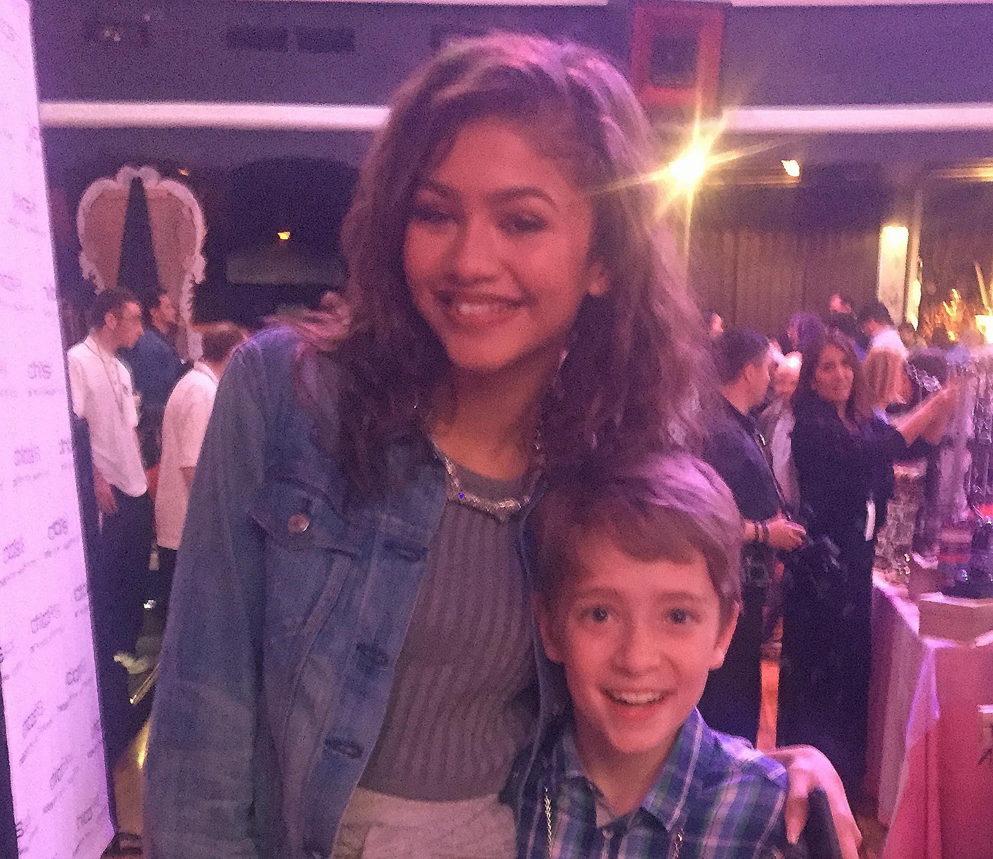 Connor Kalopsis and Zendaya Children's Miracle Network event