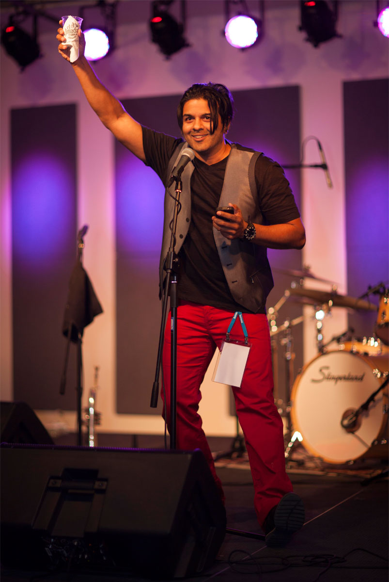 Onstage at the Gibson Showroom during #Hispz14.