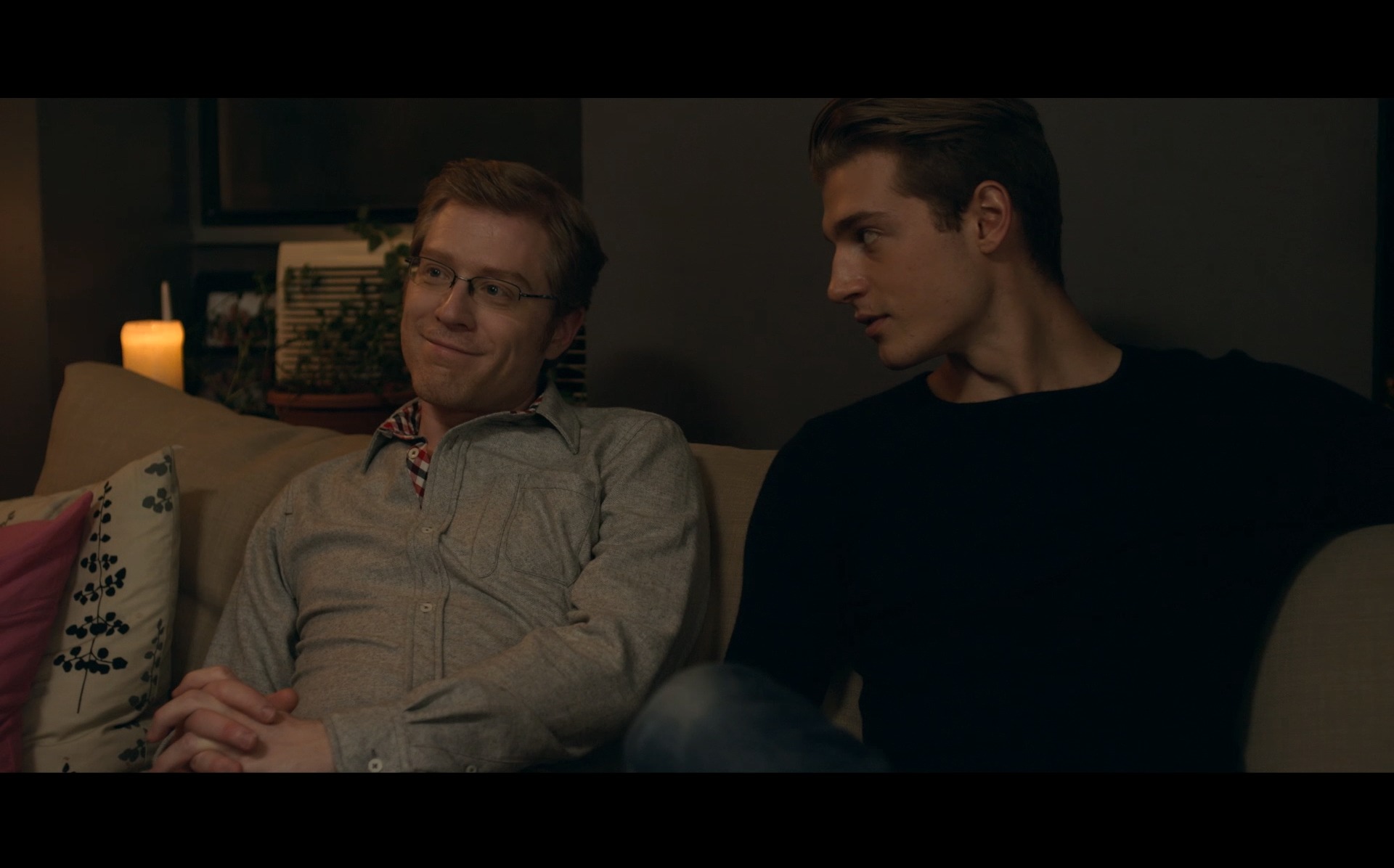 Pasha Pellosie and Anthony Rapp in Grind