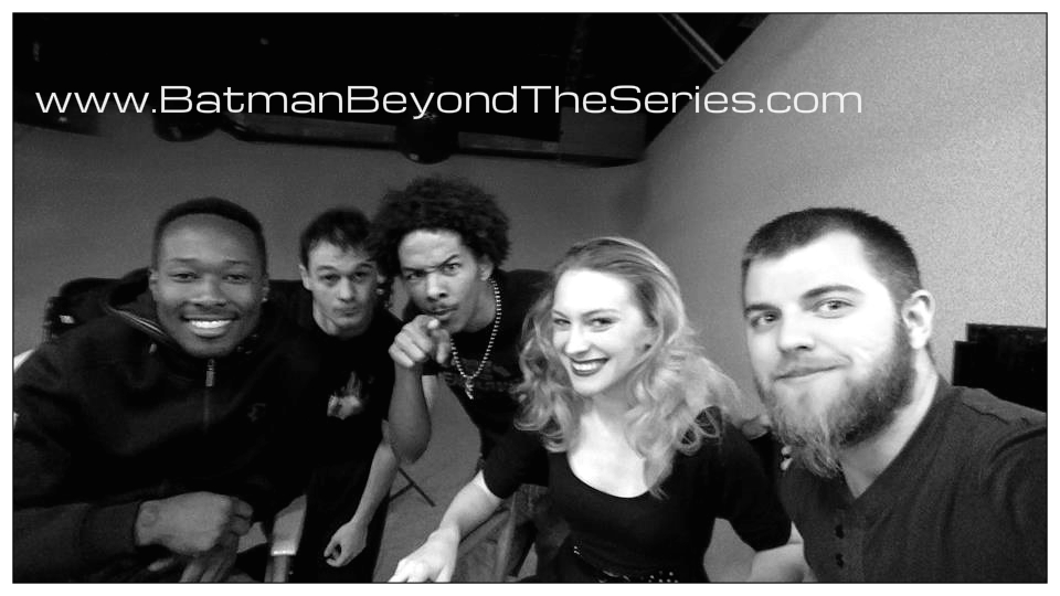 on set of Batman Beyond: The Series