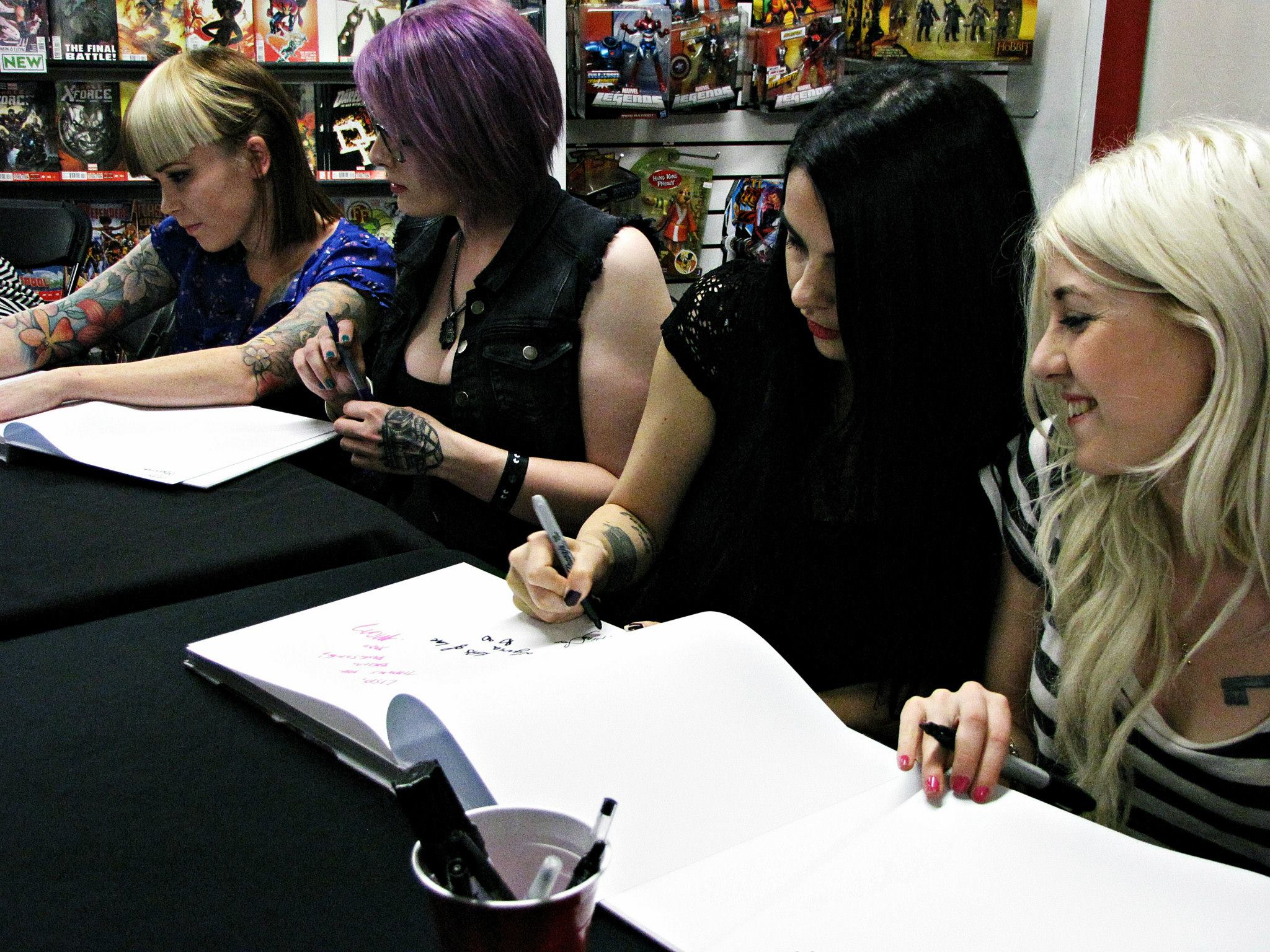 Pandie Suicide at a Suicide Girls book signing in Los Angeles, March 2013