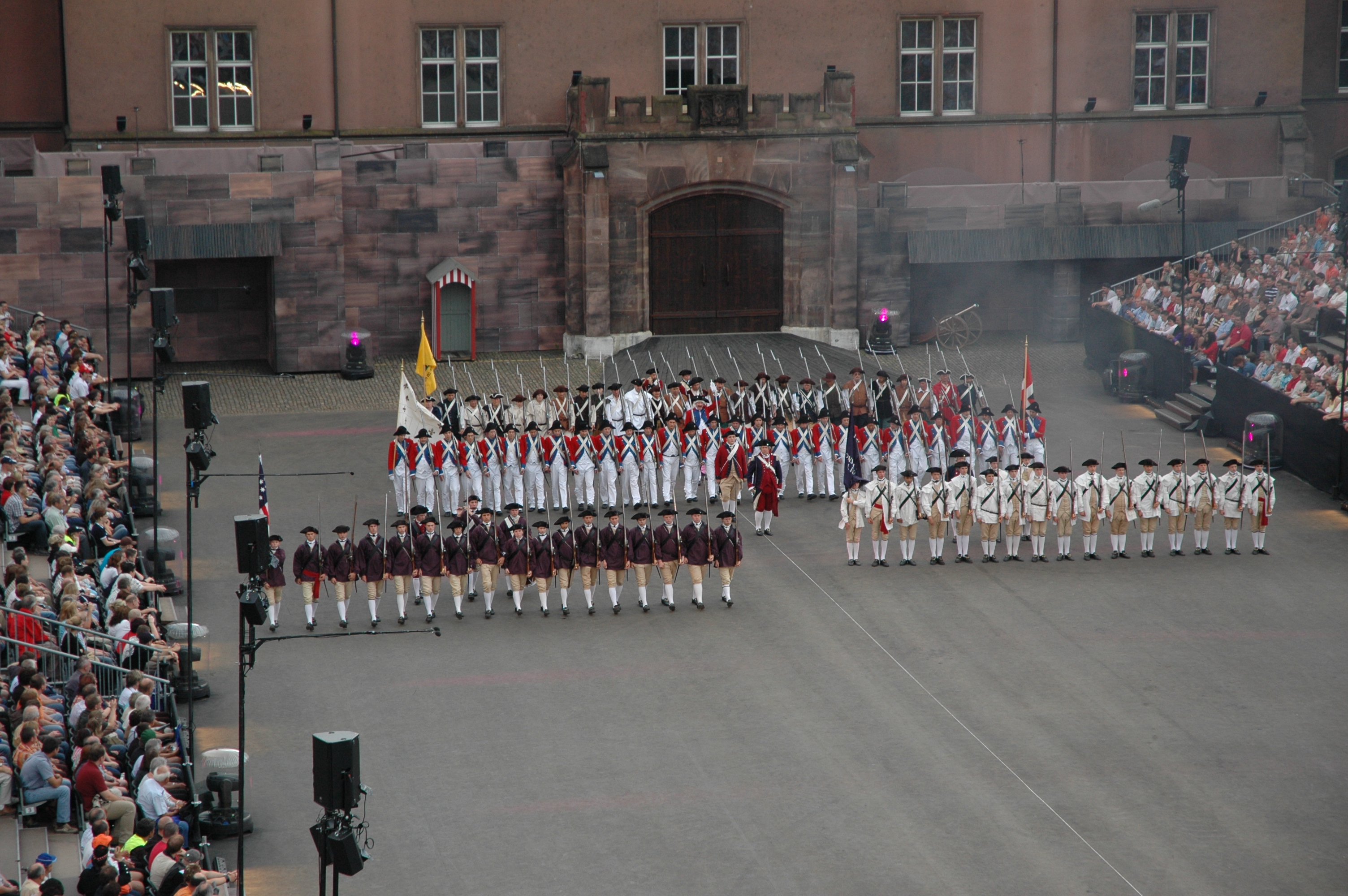 Basel Tattoo 2008 - Military Drill Instructor for french troops 1777