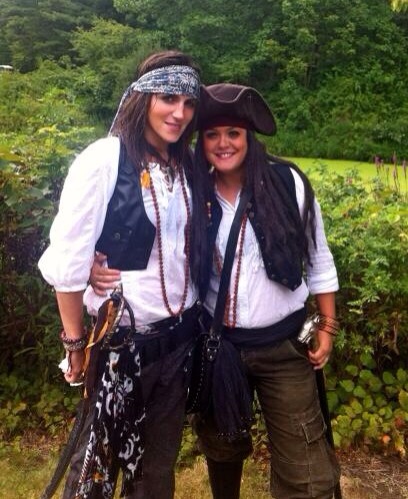 Pirates at the 2013 Renaissance Faire with Andrea Verdura.