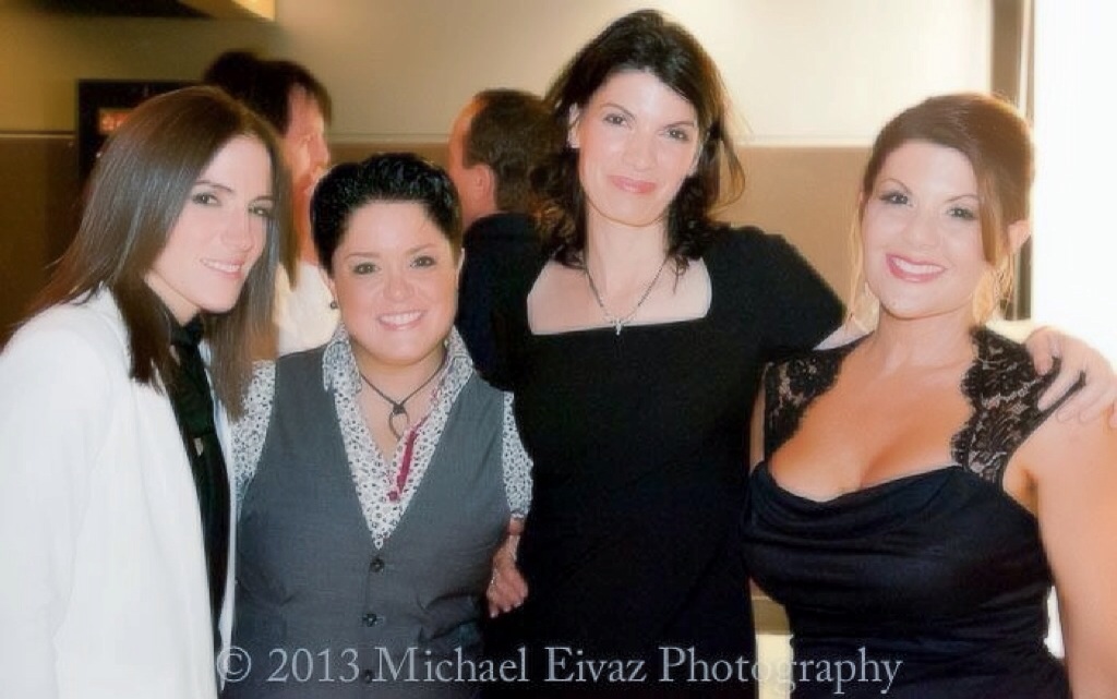 2013 Holly Shorts Film Festival. Premiere of David Rodriquez's 'Last I Heard' with (l>r) actress/wife Andrea Verdura, Chrisse Harnos, and actress Renee Props.