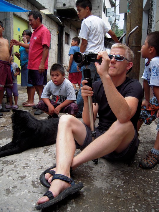 On location in Guatemala. As a Line Producer, it was a treat to get to occasionally work one of the 'little' cameras.