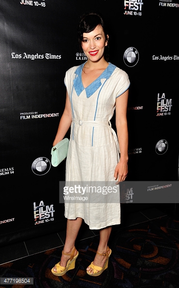 Actress Britt Lower attends the 'Bastards Y Diablos' screening during the 2015 Los Angeles Film Festival at Regal Cinemas L.A. Live on June 14, 2015 in Los Angeles, California.