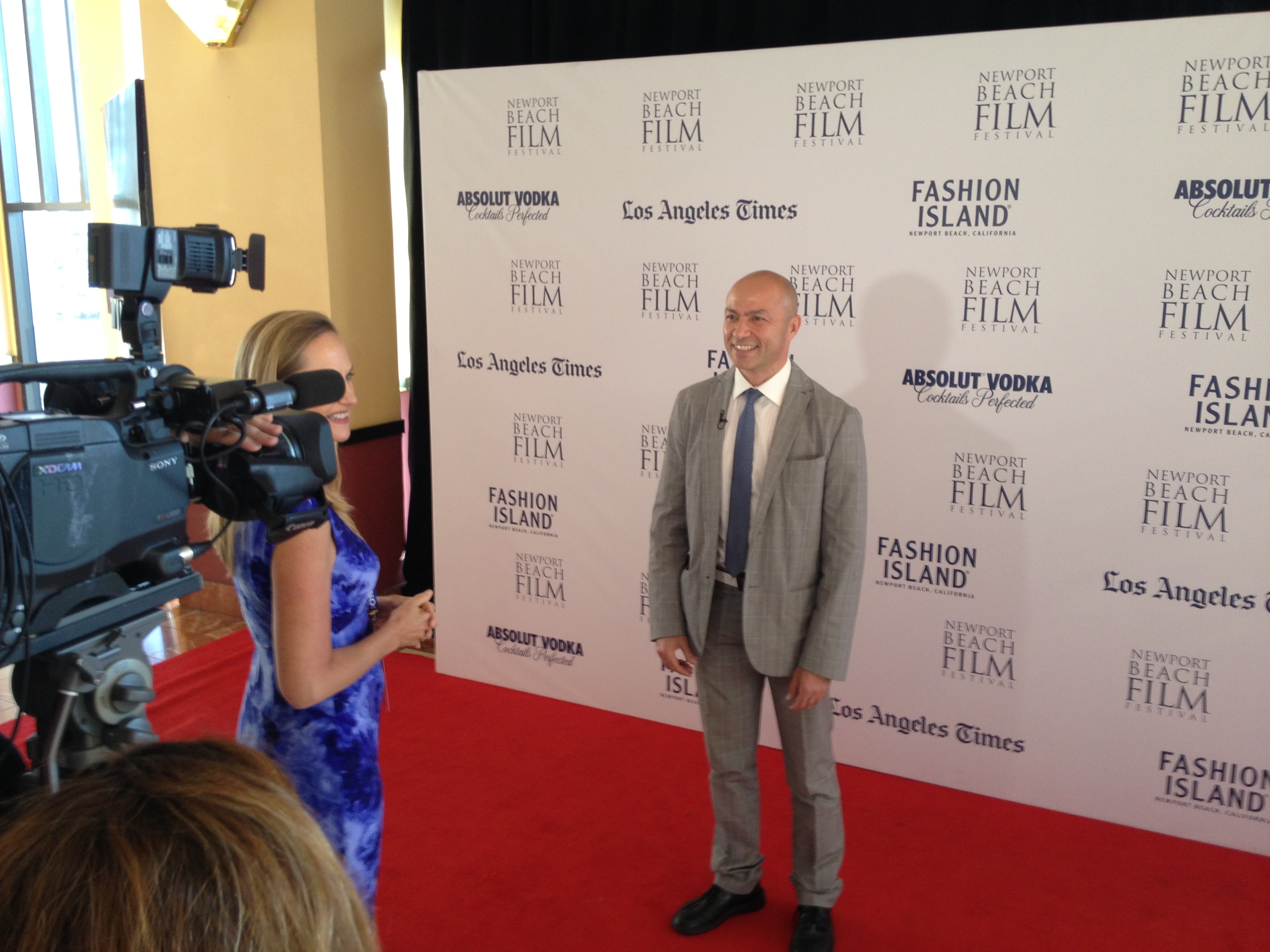 Red Carpet, New Port Beach Film Festival.