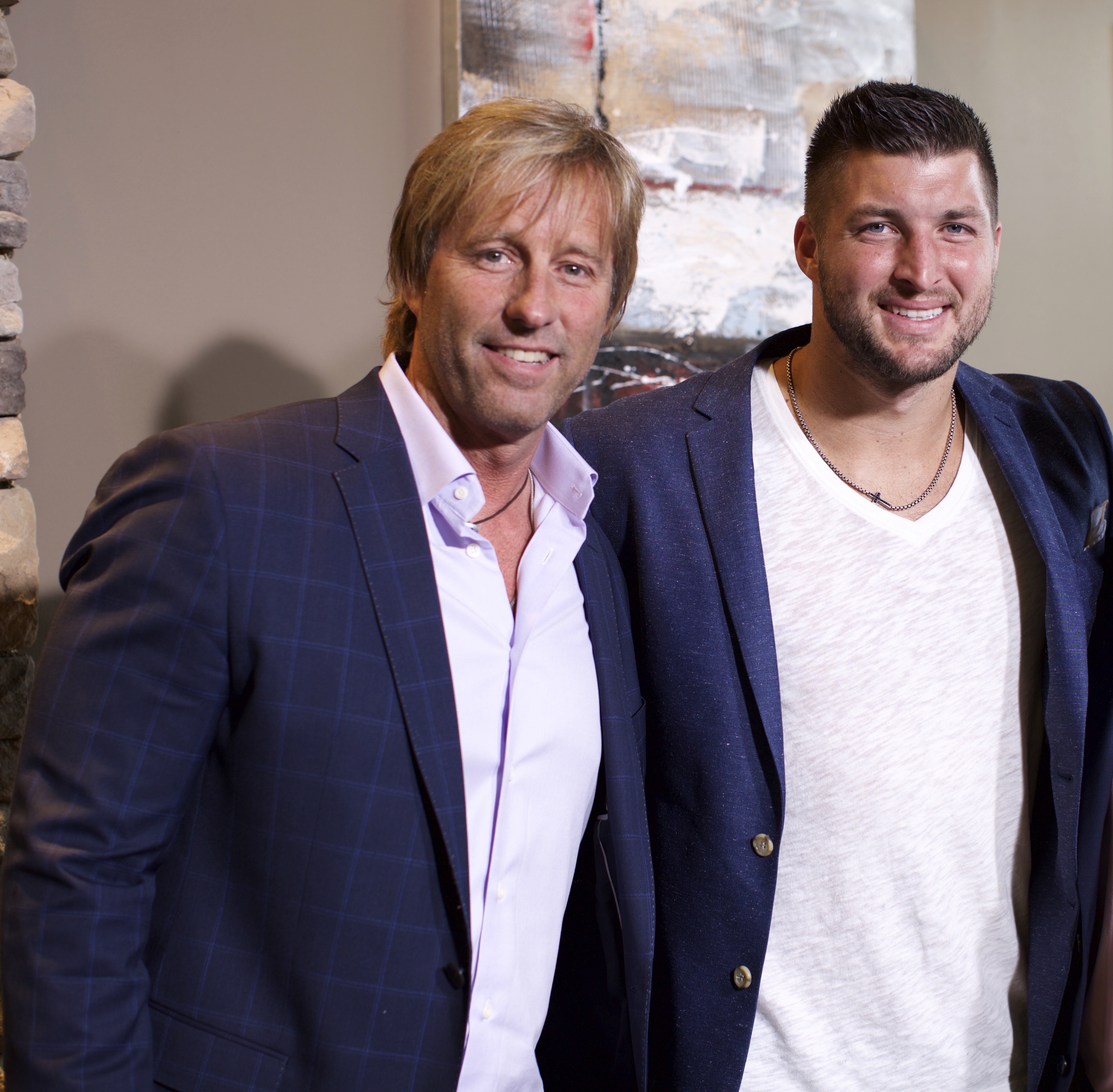Henry Penix and Tim Tebow at Event