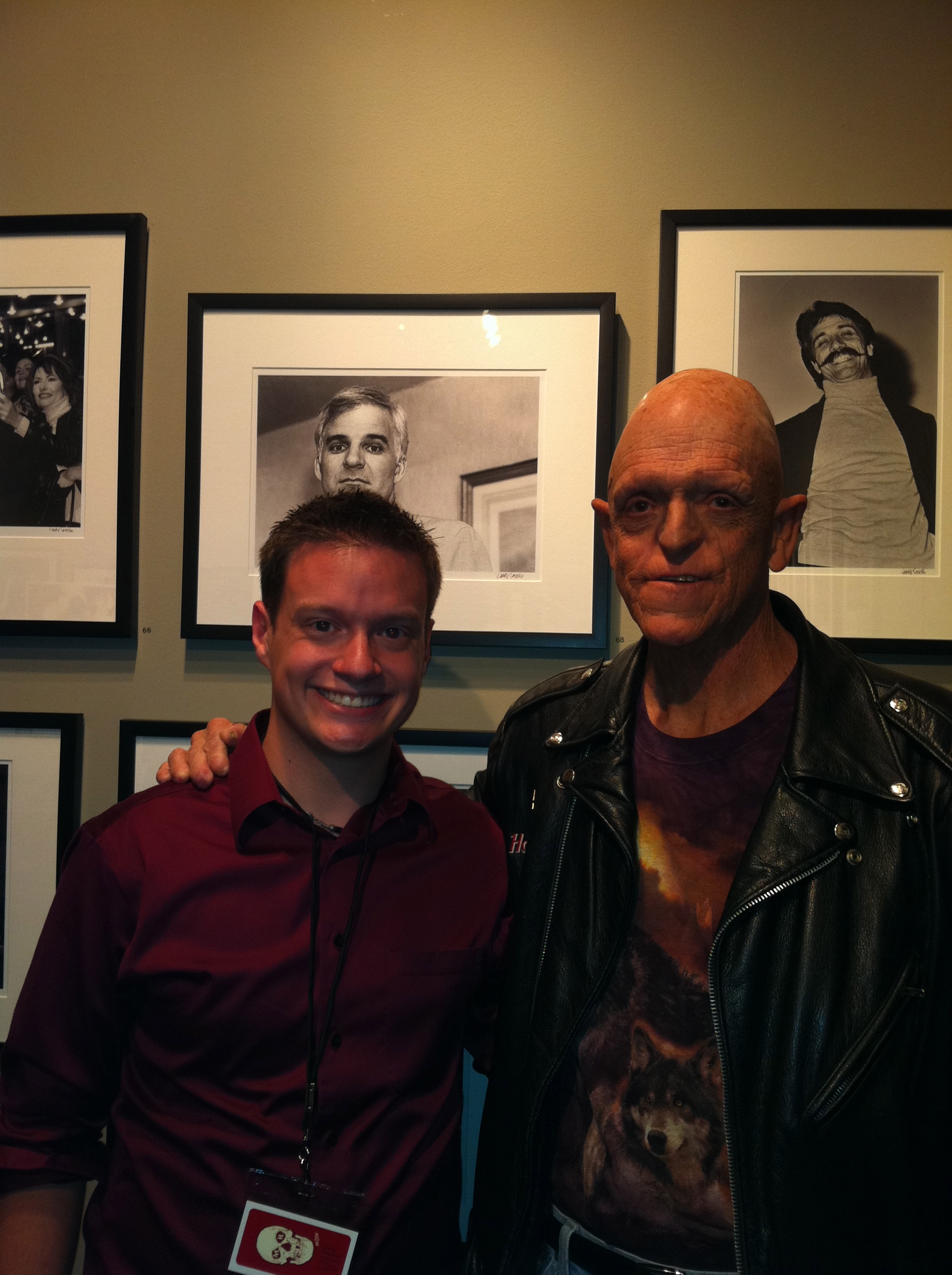 Kevin D. Wilson with Michael Berryman