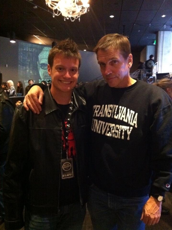 29 Frame Productions, Kevin D Wilson with actor Bill Moseley.