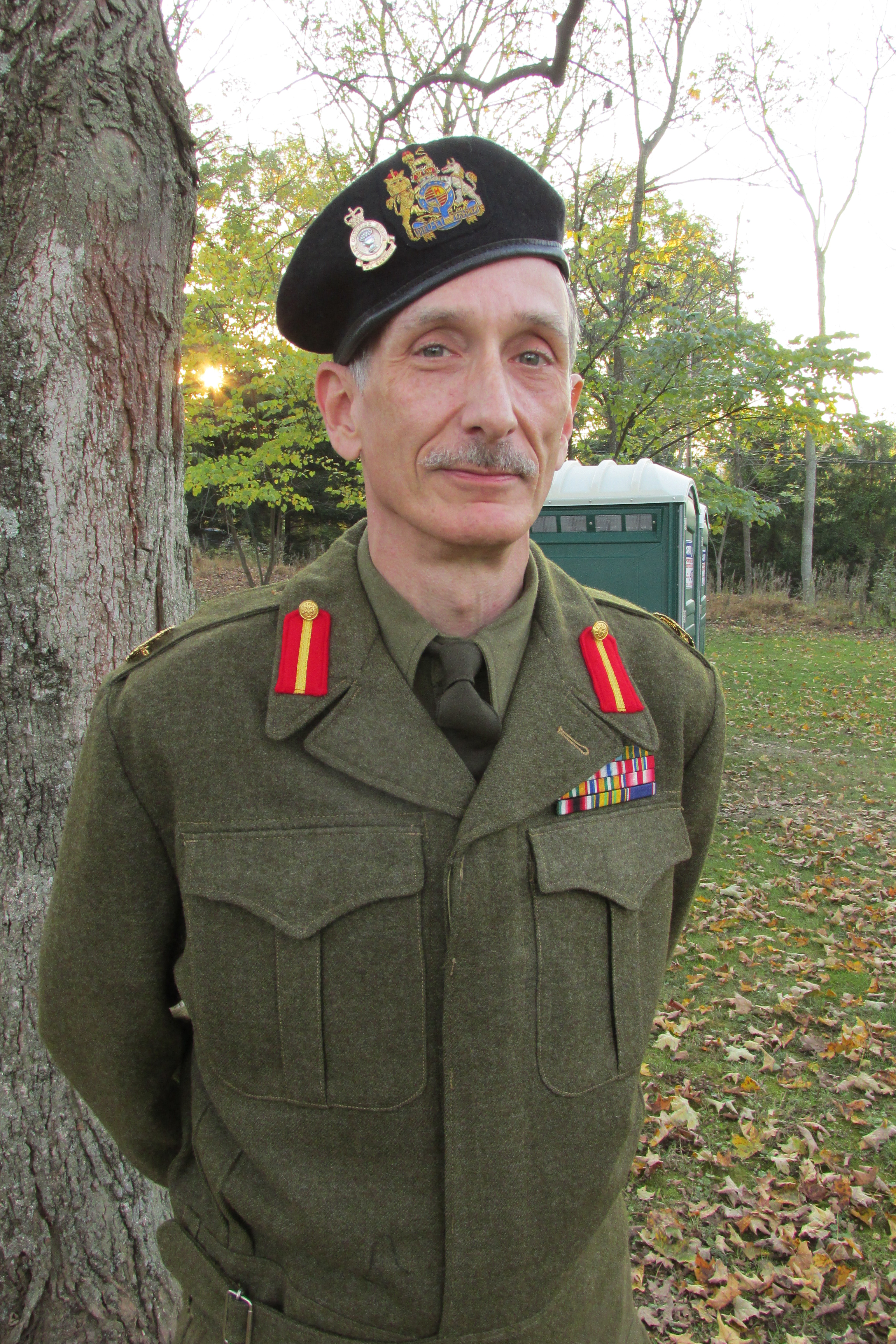Joseph K Bevilacqua as British General Bernard Montgomery WWII for The Wars - History Channel series