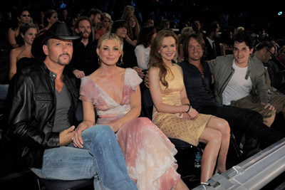 Nicole Kidman, Faith Hill, Tim McGraw, Keith Urban and John Mayer