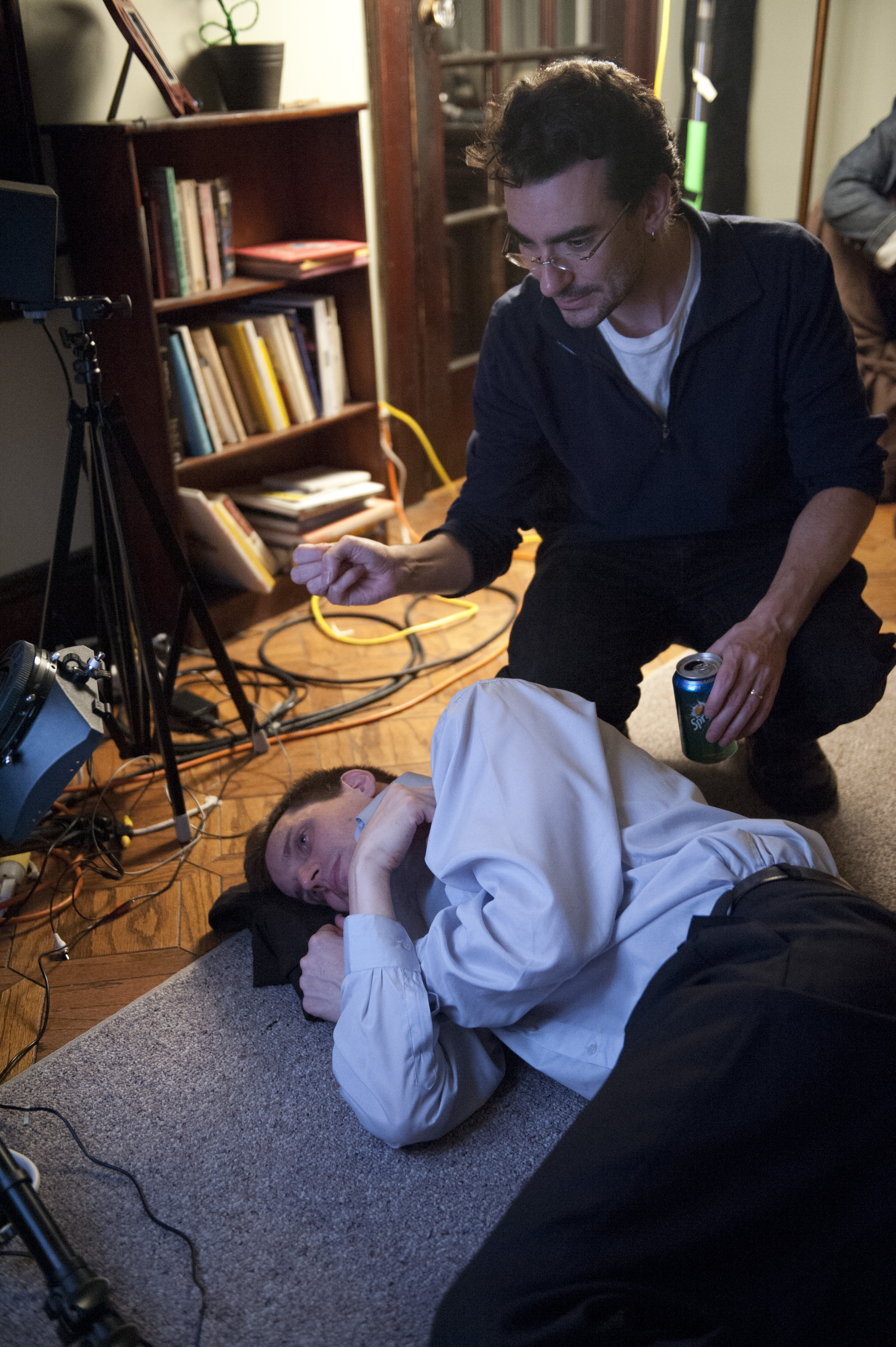 Still of Elias and Jason Vail in At Home: Behind the Scenes of Gut (2013)