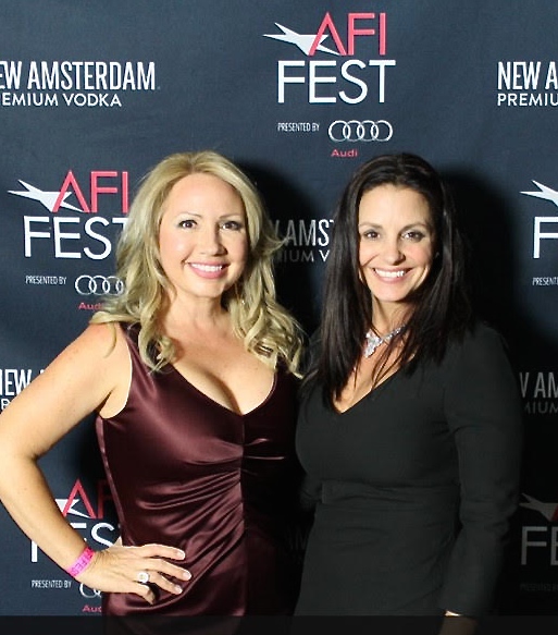 Stephanie Garvin and Keana Strelzyck McMahan attending the Concussion World Premiere after party.