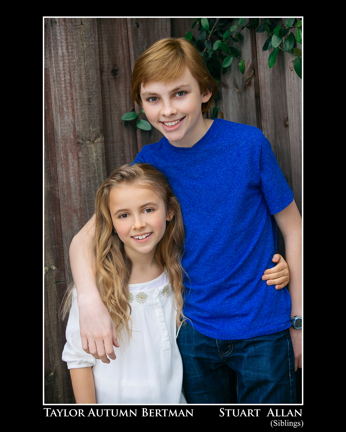 Stuart Allan (Bertman) with Loving SISTER Taylor Autumn Bertman