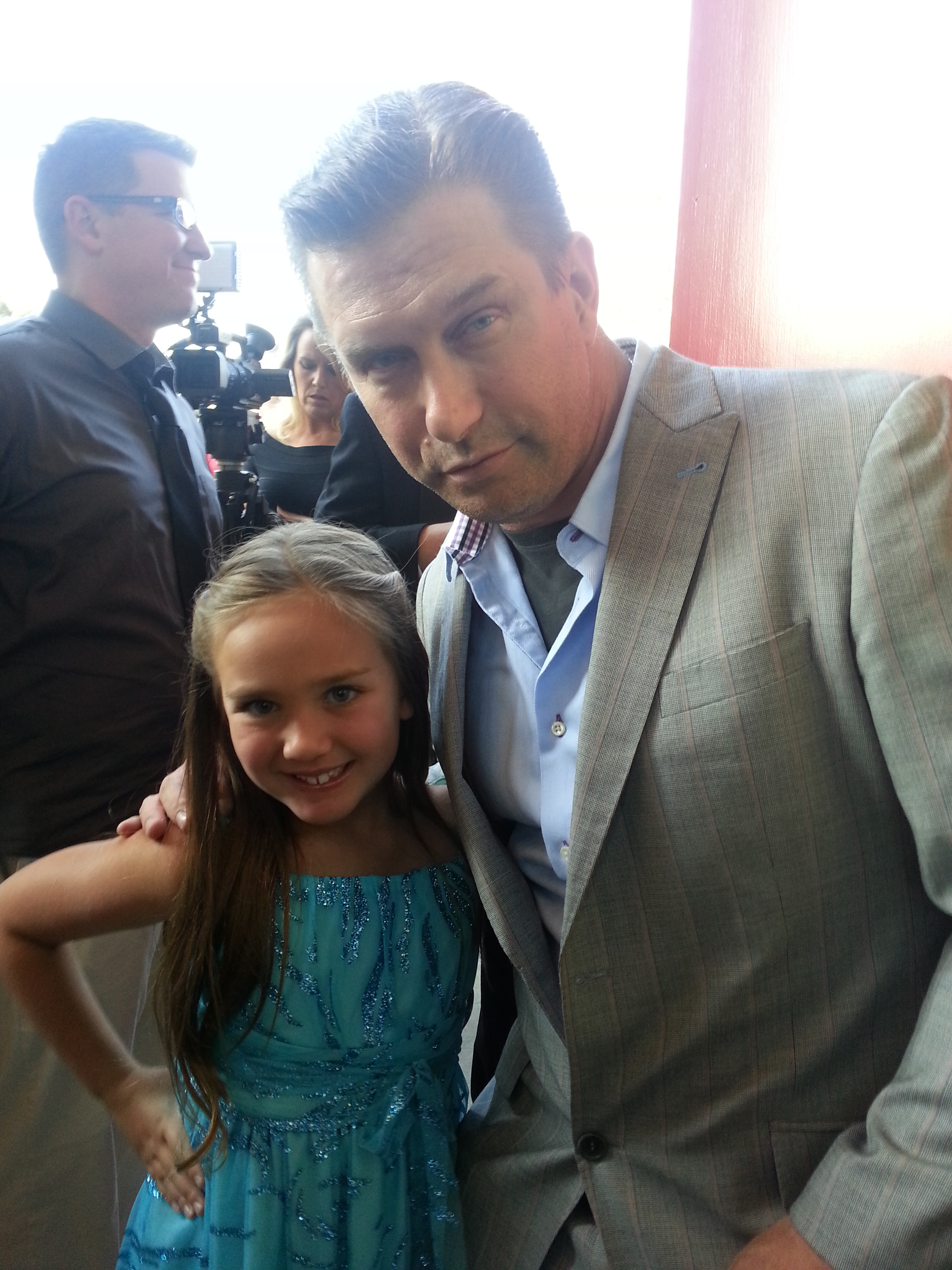 Hannah with Stephen Baldwin at the 2013 168 Film Festival where her film 