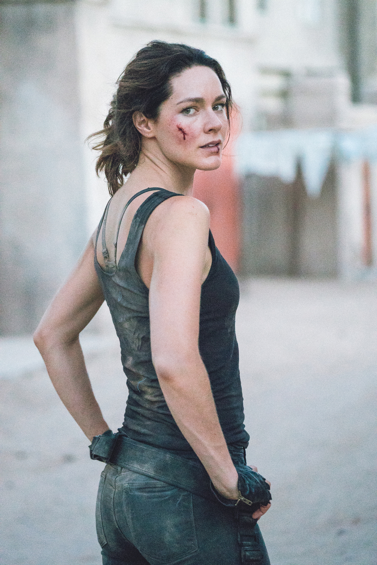 As Sarah Connor in the 2015 Geekie Awards Video Shoot