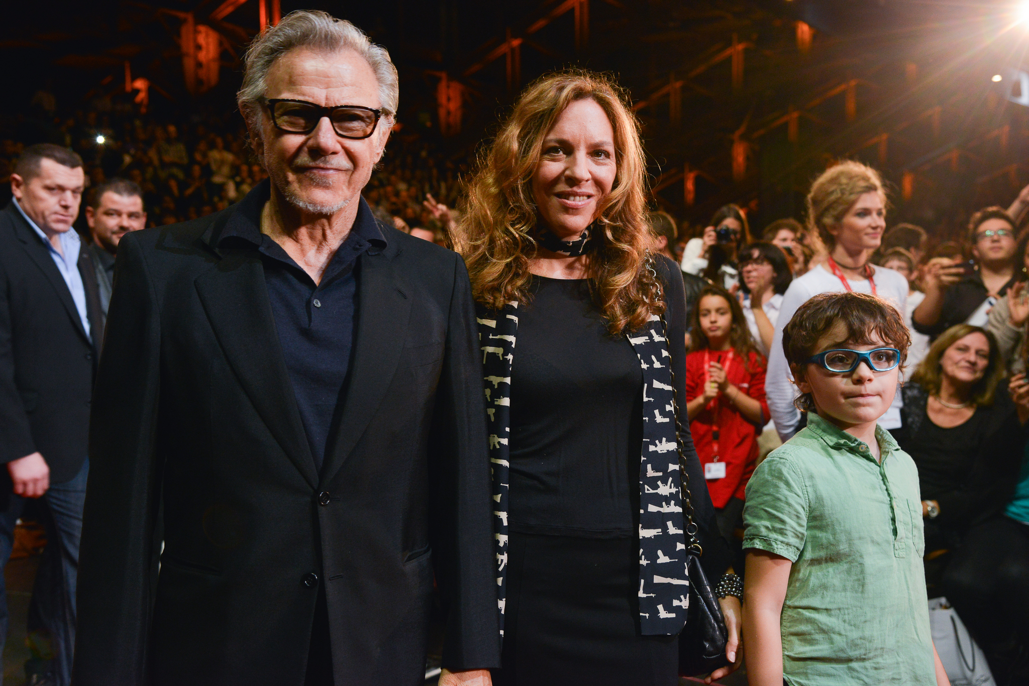 Harvey Keitel, Daphna Kastner and Roman Keitel