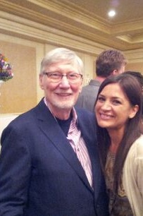 With legendary acting teacher William Esper as he is honored at the Baron/Brown Studio 2013 Alumni Ceremony.