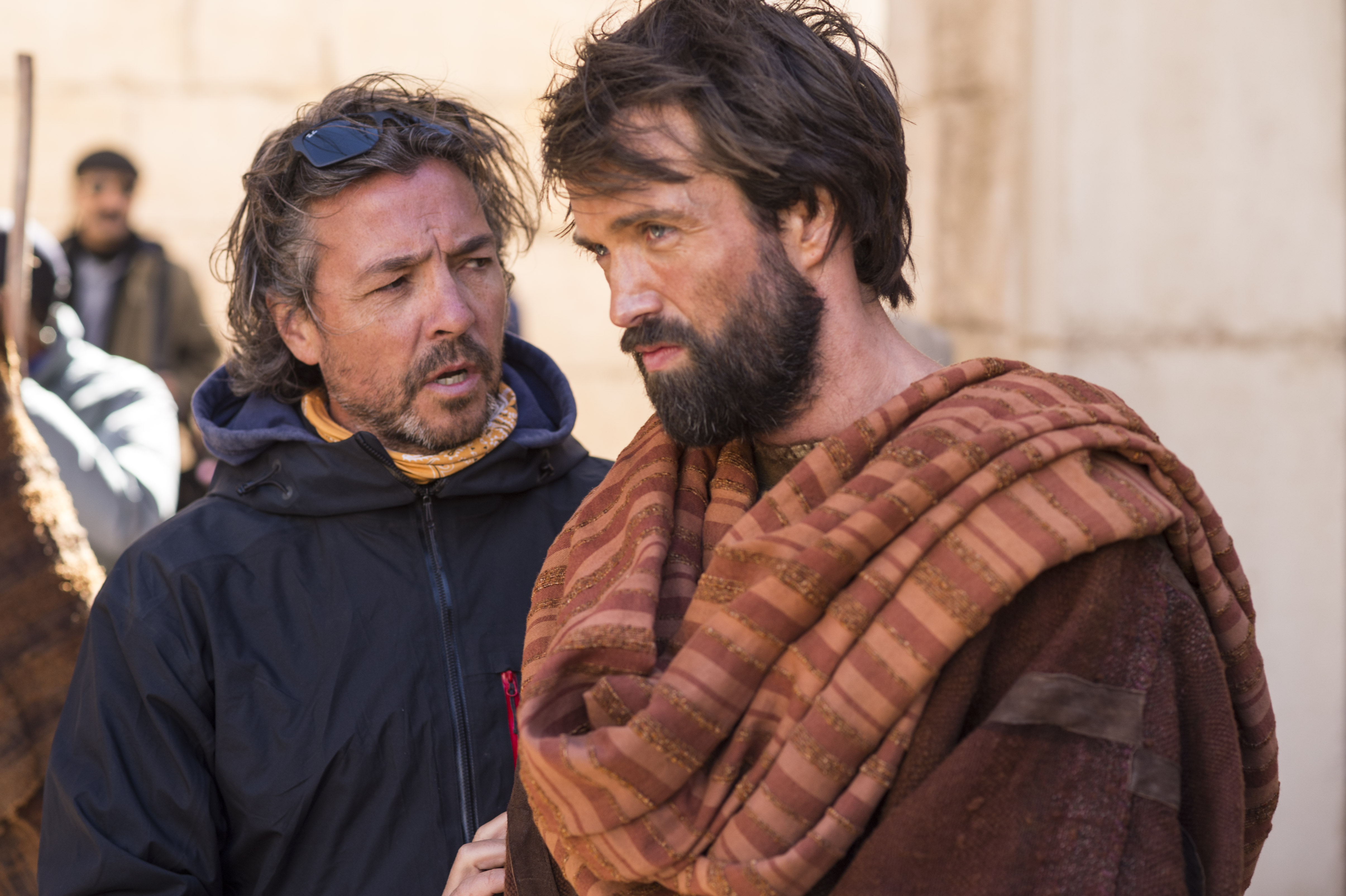 Tony Mitchell with Emmett Scanlan as Saul/Paul in A.D. The Bible Continues
