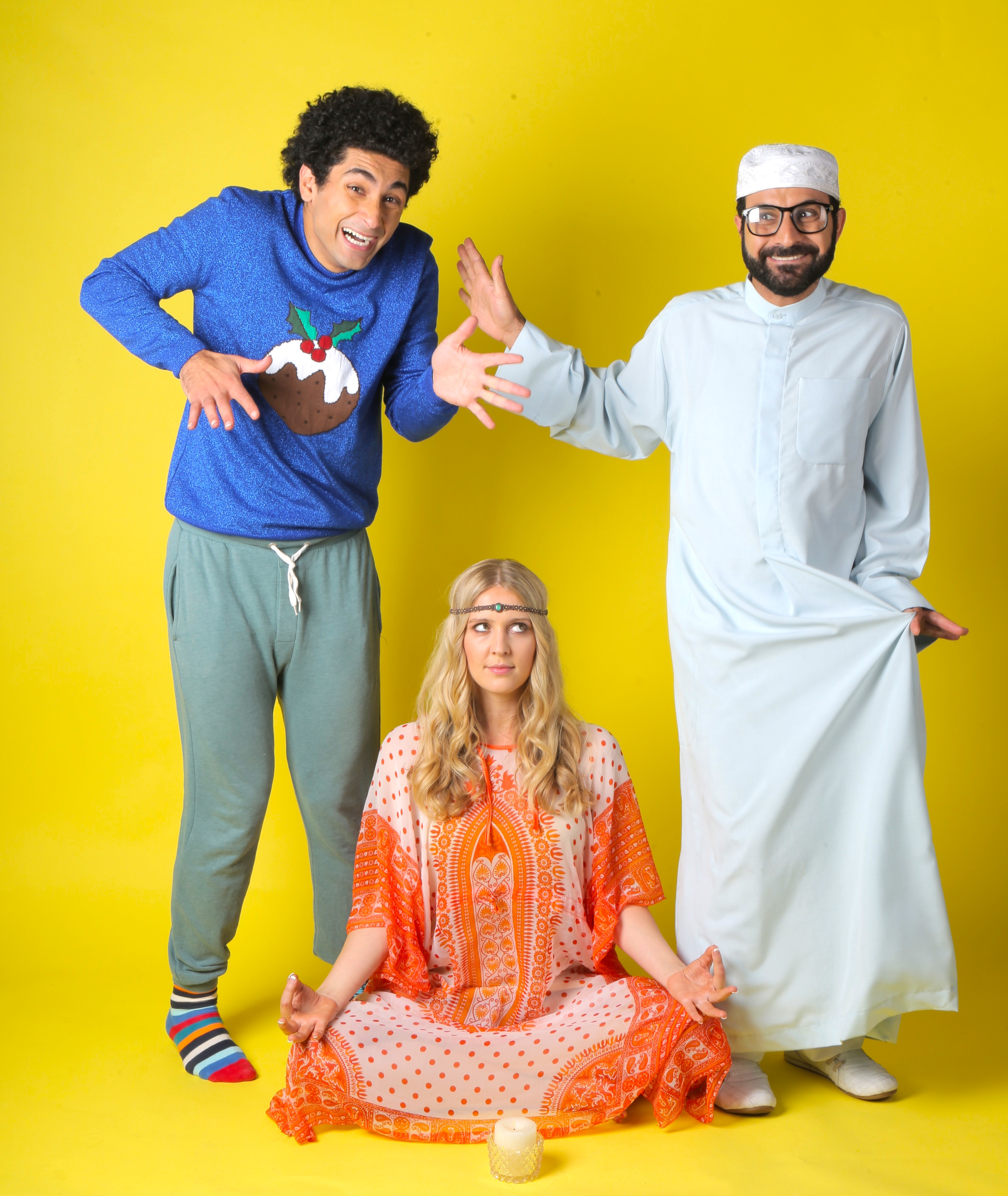 Publicity Image, Two Refugees and a Blonde