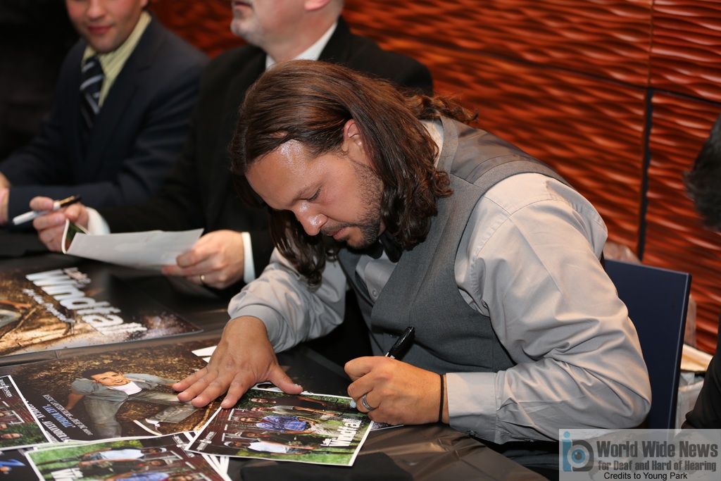 Lake Windfall Premiere in Washington, D.C. Lake Windfall movie poster autograph signing.