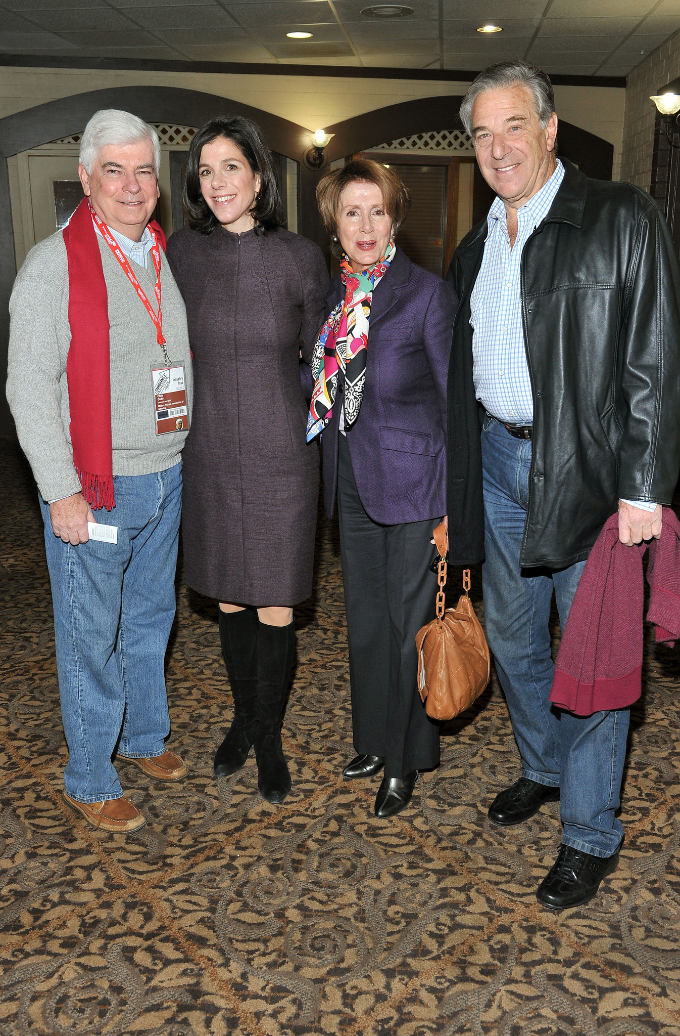 Chris Dodd, Alexandra Pelosi, Nancy Pelosi and Paul Pelosi