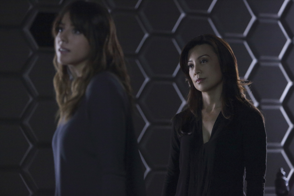 Still of Ming-Na Wen and Chloe Bennet in Agents of S.H.I.E.L.D. (2013)