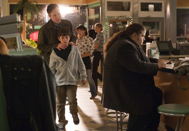 Still of Jorge Garcia, Michael Eklund and Will Shadley in Alcatraz (2012)