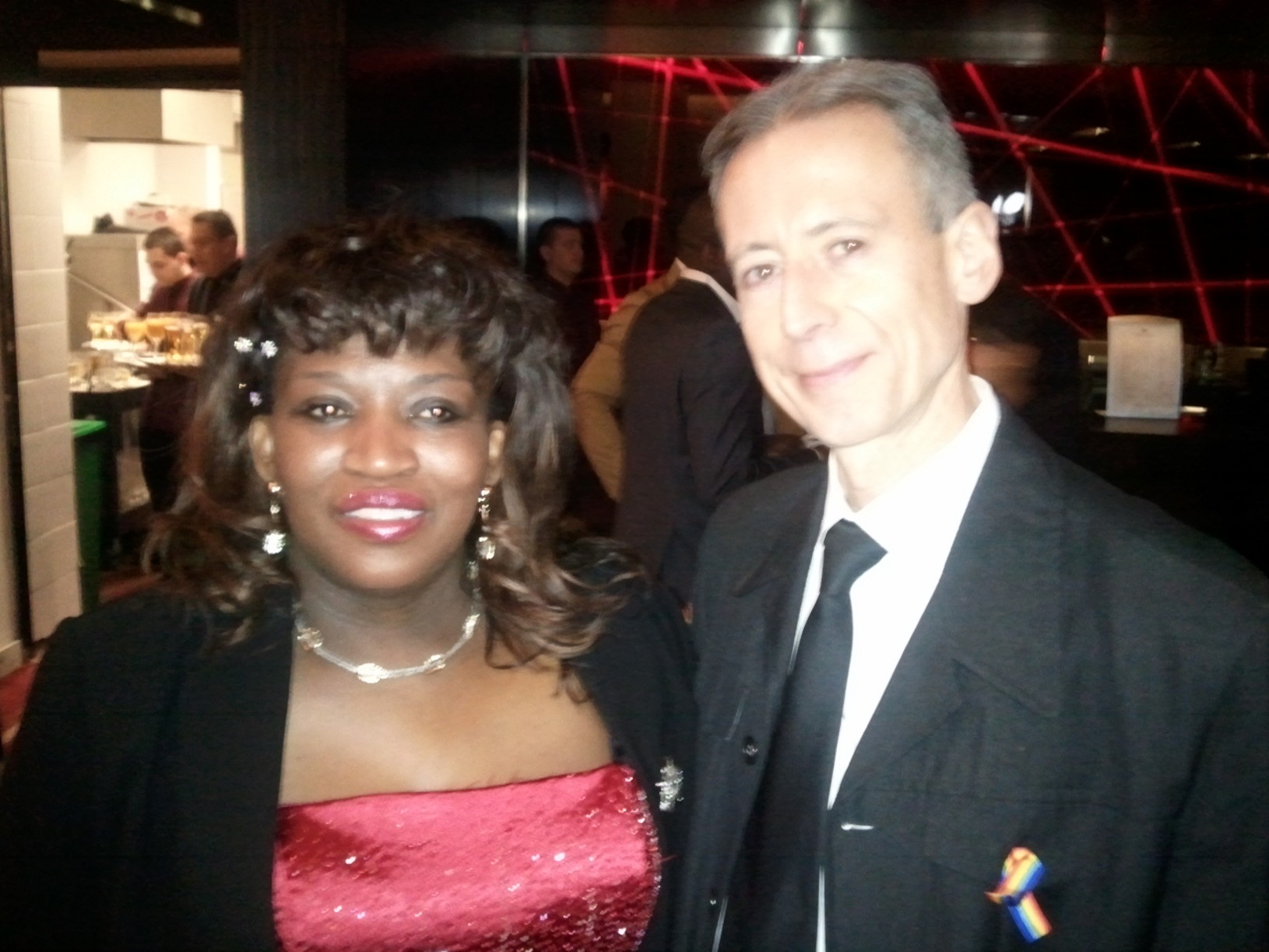 With Peter Tatchell @Screen nations Film & T.v Awards 2013