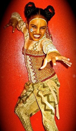 Eden Duncan-Smith as Young Nala in Disney's Lion King on Broadway