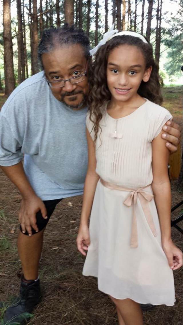 Director Ernest Dickerson and Summer Parker onset of Fox Sleepy Hollow