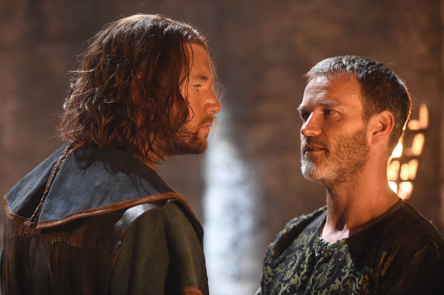 Still of Stephen Moyer and Lee Jones in The Bastard Executioner (2015)