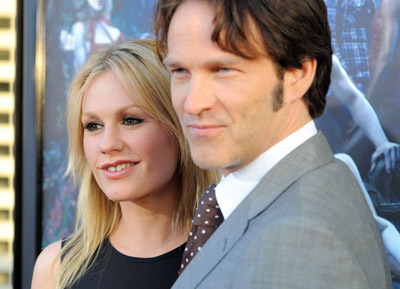 Anna Paquin and Stephen Moyer at event of Tikras kraujas (2008)