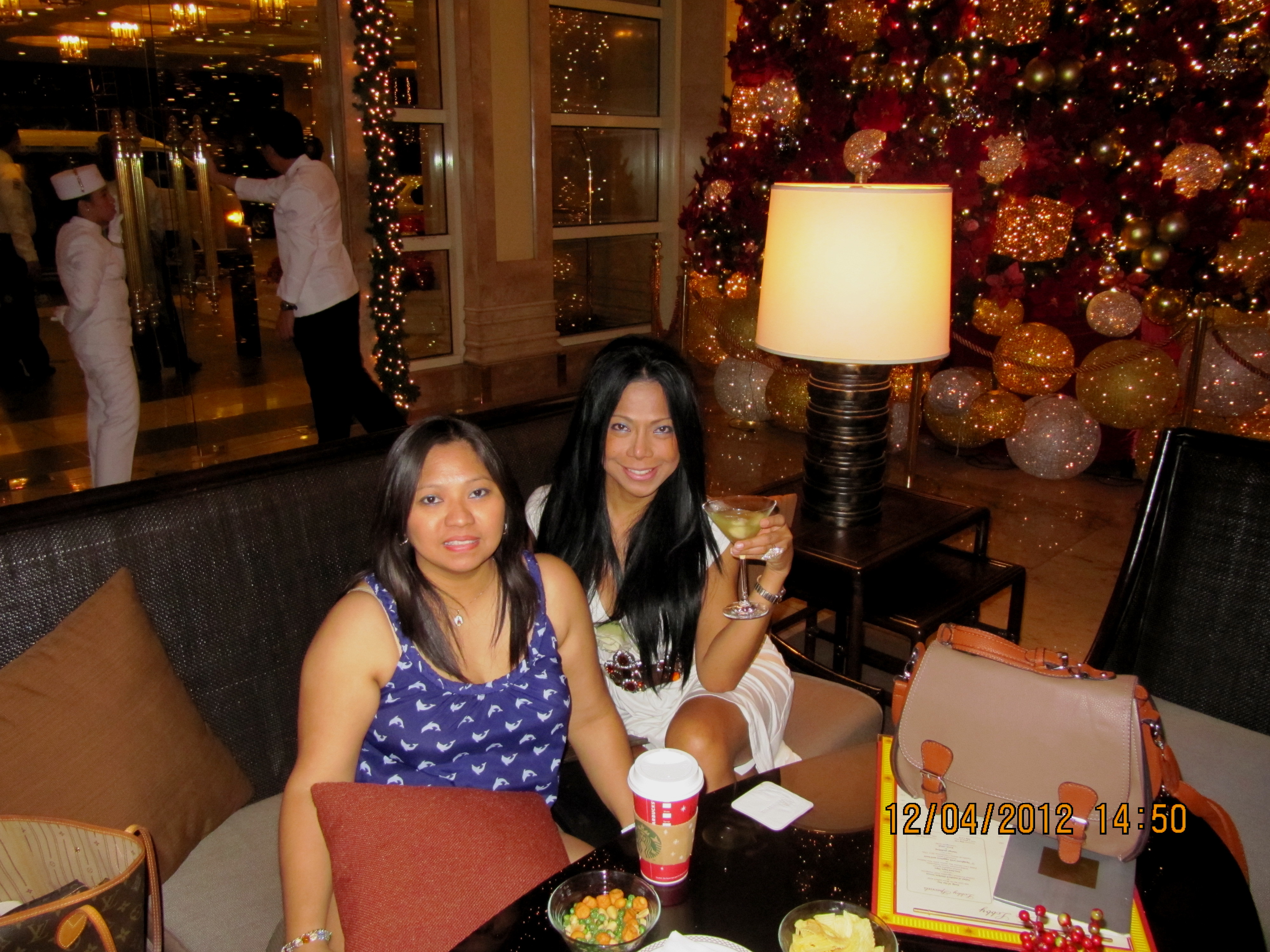 At The Peninsula Hotel, Manila with Hazel Pimentel Hernandez