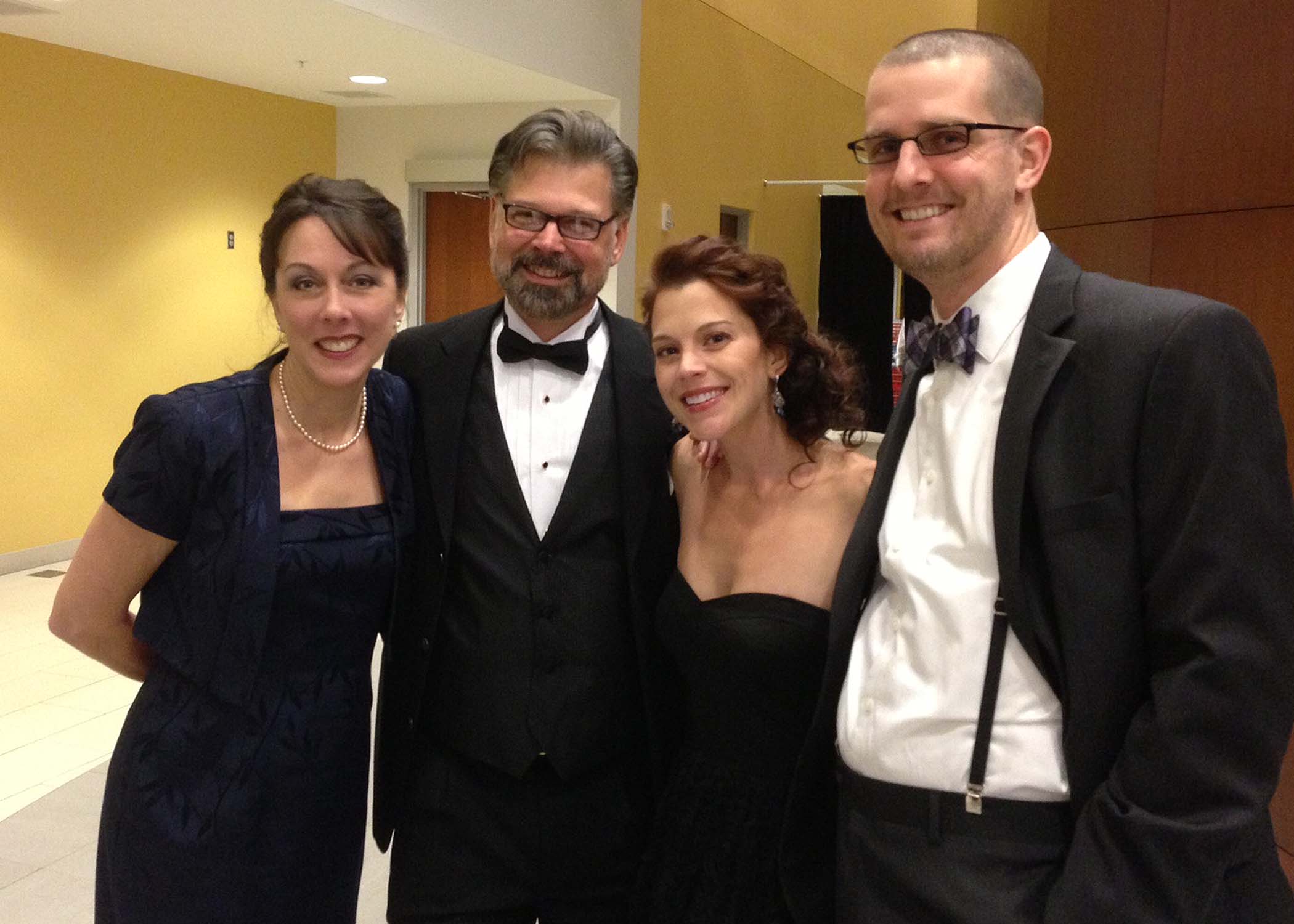 Charlene Campanella, Stephen Campanella, Elizabeth Roberts and Brantley Aufill at an event for the movie 