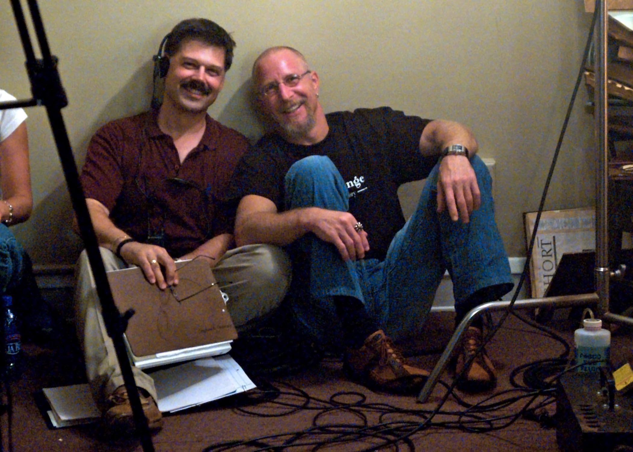 Producer Stephen R. Campanella and Executive Producer Pat Croce on Location