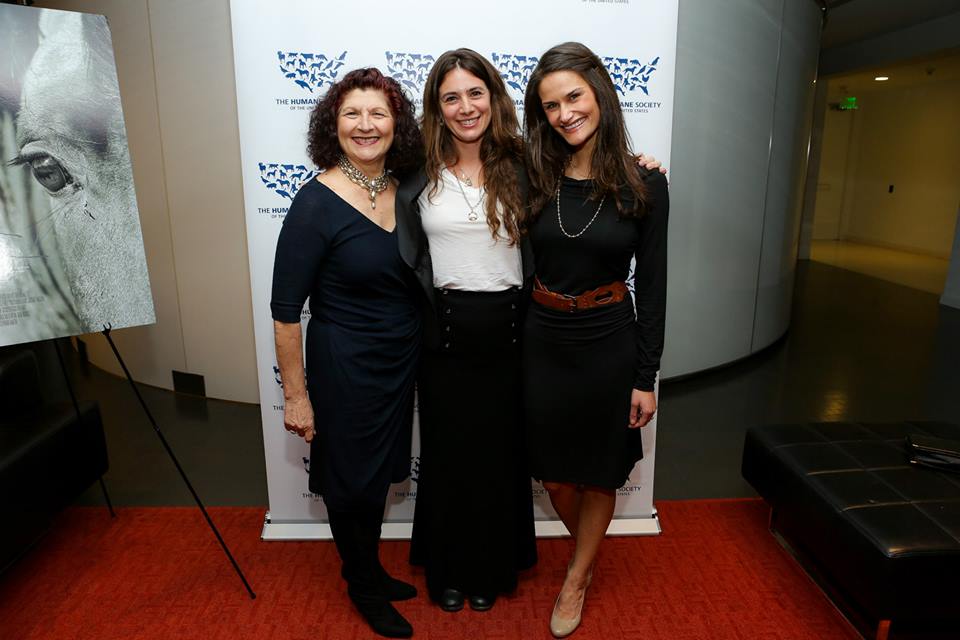 LOS ANGELES, CA - DECEMBER 13: (L-R) Maria Cozzi, Stephanie Martin and Tara Tucker attend the 