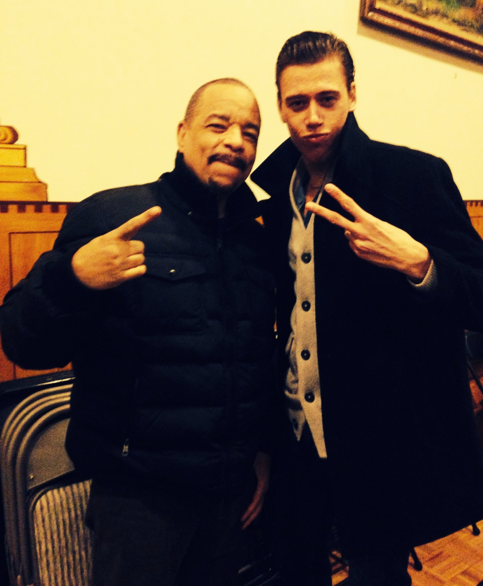 Stefano Villabona and Ice T