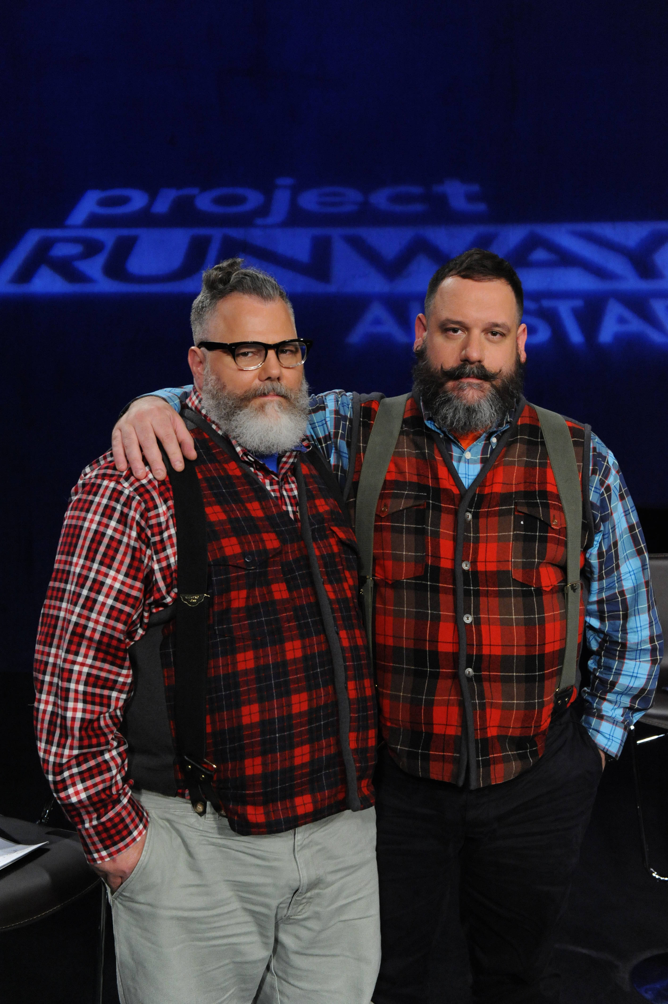 Still of Robert Tagliapietra and Jeffrey Costello in Project Runway All Stars (2012)