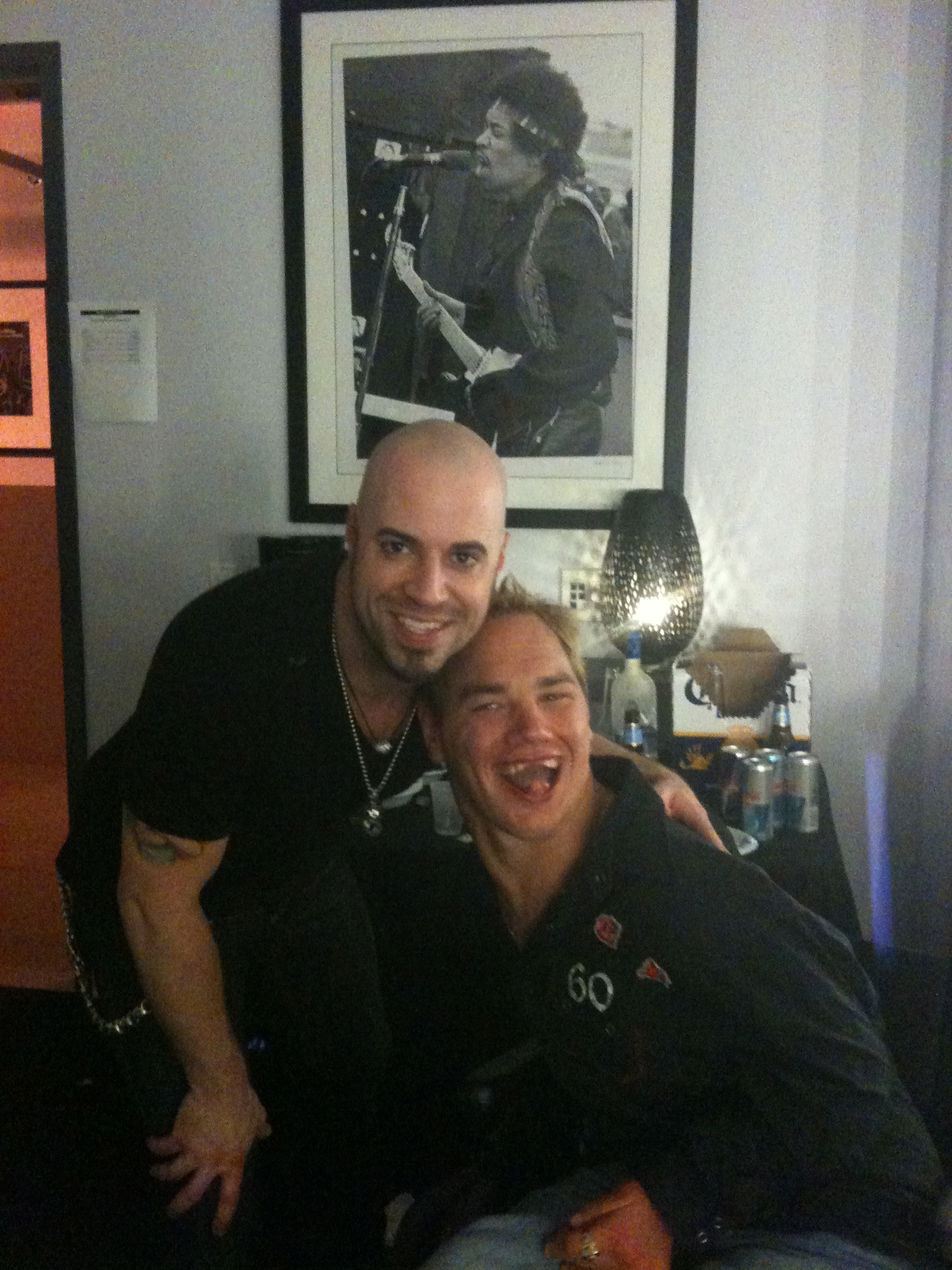 With Chris Daughtry