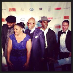 At the PAFF in Los Angeles to see the premiere of BLACKBIRD, starring Oscar Award winning actress Mo'Nique and Isaiah Washington. Directed by Patrik-Ian Polk. Producer Sidney Hicks and Isaiah Washington.