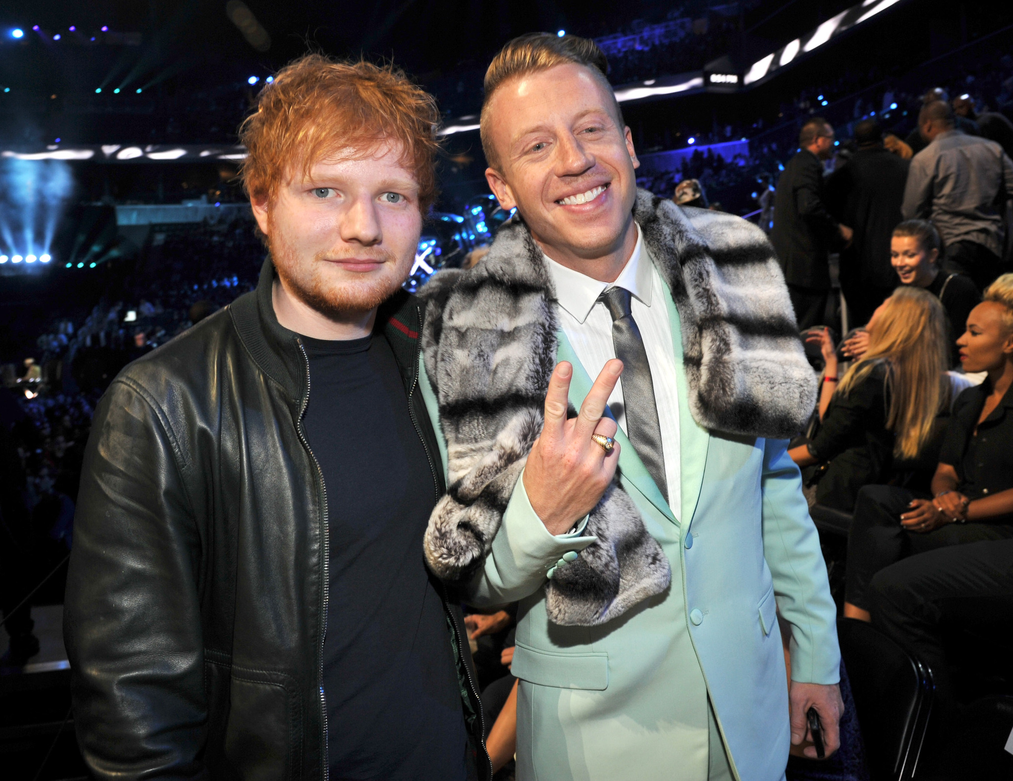 Ed Sheeran and Macklemore at event of 2013 MTV Video Music Awards (2013)
